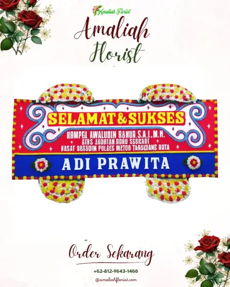 Papan Bunga Ucapan Selamat Sukomanah